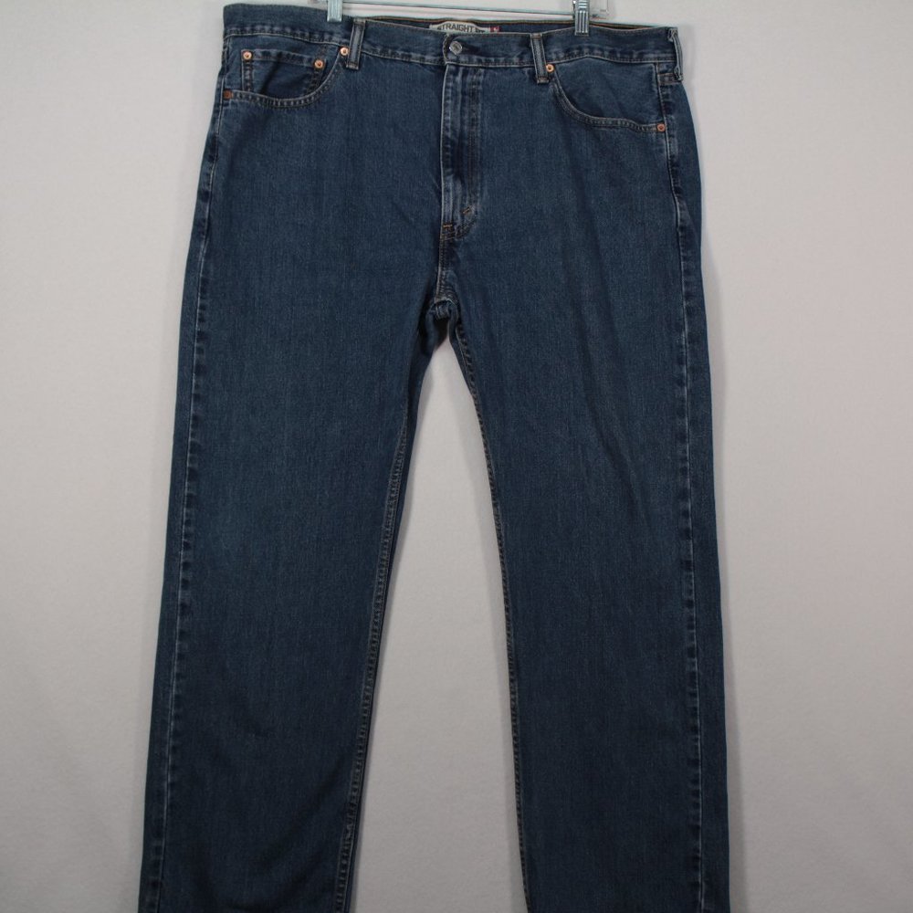 Levi's 505 Jeans Men's Tag Size 40 x 30 Blue Denim Straight Fit - Picture 1 of 15